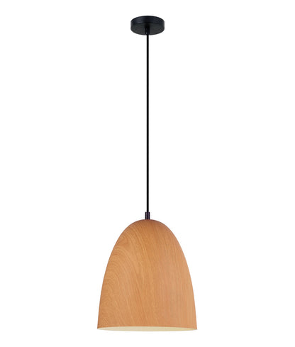 CLA Lighting LIGNA: Retro Replica Wood Pendant Lights - LIGNA02 Oblong Cherry Golden Oak