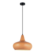 CLA Lighting LIGNA: Retro Replica Wood Pendant Lights - LIGNA05 Wine Glass Cherry Golden Oak