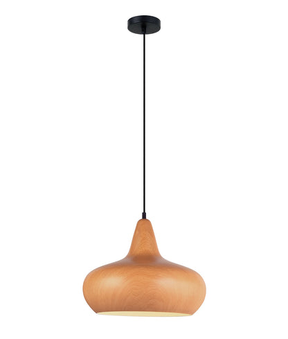 CLA Lighting LIGNA: Retro Replica Wood Pendant Lights - LIGNA05 Wine Glass Cherry Golden Oak