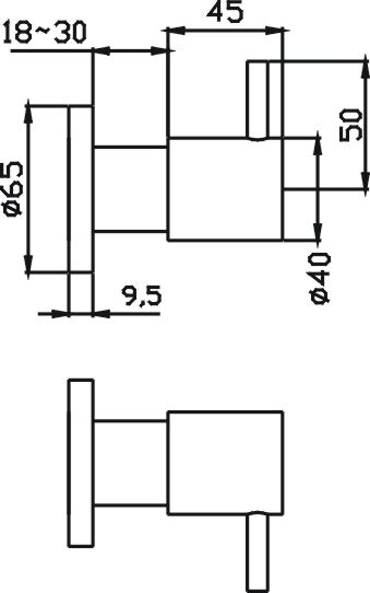 Luxury Wall Top Assemblies (Brushed Nickel)