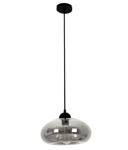 MASON Oval pendant light - Smoked Glass - CLA Lighting
