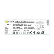 3A Lighting DR-CV-80-24 80W 24V IP20 dimmable LED driver