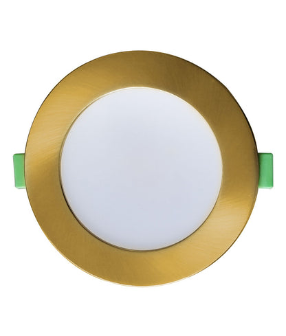 CLA Lighting NOVADLUX01A: LED Dimmable Tri-CCT with Changeable Faceplate Recessed Downlight Faceplate (Antique Brass)