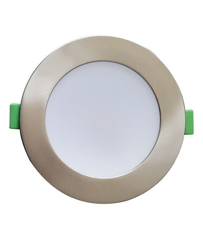 CLA Lighting NOVADLUX01A: LED Dimmable Tri-CCT with Changeable Faceplate Recessed Downlight Downlight + Faceplate (Satin Chrome)