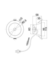 CLA Lighting NOVATRIS dimensions diagram
