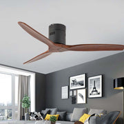 3 Wood Blades Ceiling Fan 52'' Ceiling Fan with Remote Control CF-5207