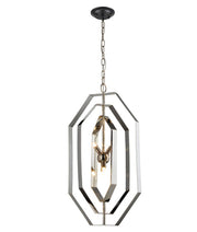 CLA Lighting ORBITA: Bohemian Octagon Pendant Lights - 4 Light Polished Nickel / Ø360mm - CLA Lighting