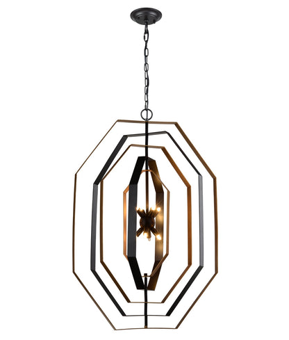 CLA Lighting ORBITA: Bohemian Octagon Pendant Lights - 8 Light Antique Gold / Ø640mm - CLA Lighting