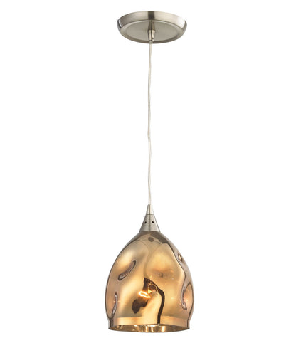 CLA Lighting ORDITO: Abstract Chrome With Glass Ellipse Pendant Lights - Gold Plated - CLA Lighting