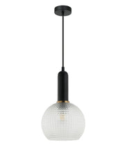 PELOTA: Modern Interior Wine Glass Segmented Glass Pendant Lights - Clear - CLA Lighting