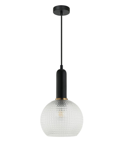 PELOTA: Modern Interior Wine Glass Segmented Glass Pendant Lights - Clear - CLA Lighting