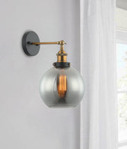 CLA Lighting PESINI smokey black wall light lifestyle image