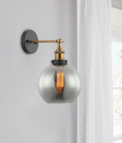 CLA Lighting PESINI smokey black wall light lifestyle image