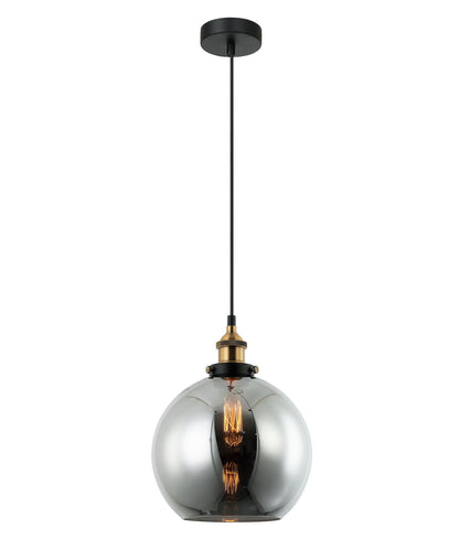CLA Lighting PESINI smokey black antique brass light on image