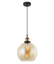 CLA Lighting PESINI amber antique brass light on image