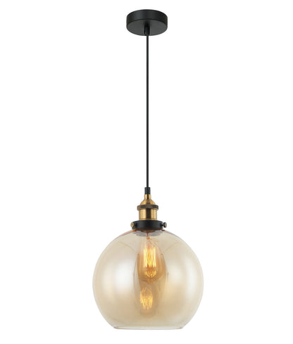 CLA Lighting PESINI amber antique brass light on image