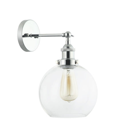 CLA Lighting PESINI4W PESINI Clear Glass / Chrome Highlight wall light
