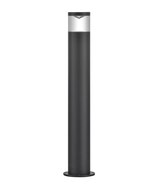 PHARE surface mounted anti glare bollard light - Matte Black - MR16 / 12-24V DC - CLA Lighting