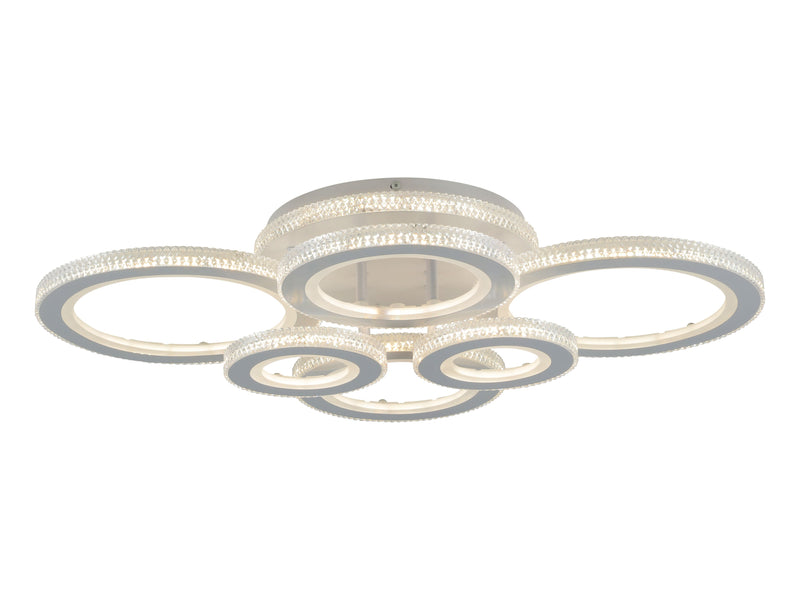 Ava 64W Tri-Colour Dimmable Ceiling Chandelier