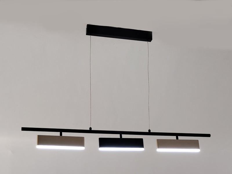 Berlin Linear LED Tri-Colour Pendant Light 120 cm