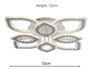 Elara 122W Tri-Colour Dimmable Ceiling Chandelier - image 5