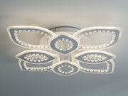 Elara 122W Tri-Colour Dimmable Ceiling Chandelier - image 2