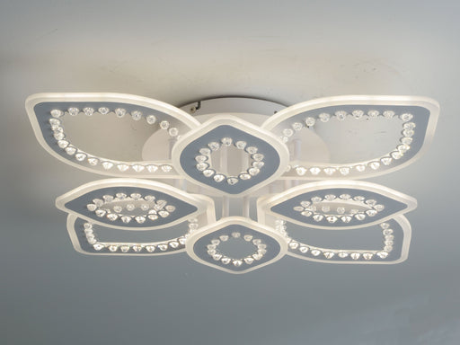 Elara 122W Tri-Colour Dimmable Ceiling Chandelier - image 2