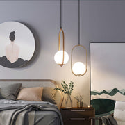 Aalto Brass Globe Pendant Light