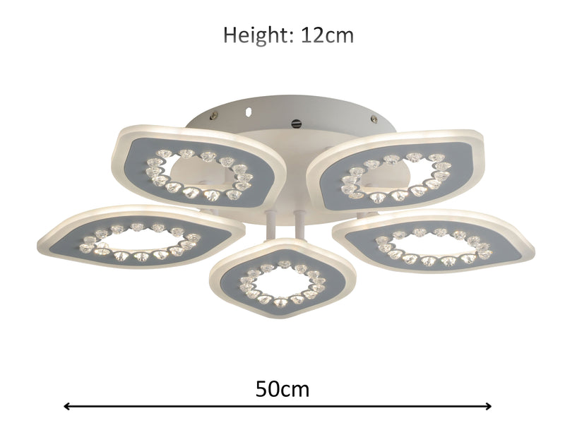 Nira 68W Tri-Colour Dimmable Ceiling Light - image 5