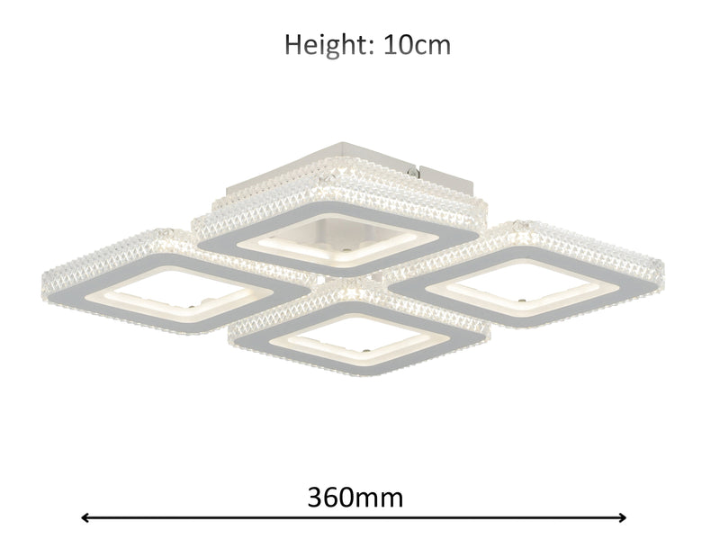 Orlyn 70W Tri-Colour Dimmable Ceiling Light - image 5
