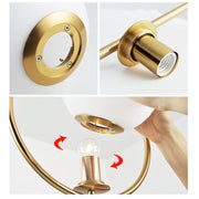 Aalto Brass Globe Pendant Light - image 4