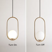 Aalto Brass Globe Pendant Light - image 6