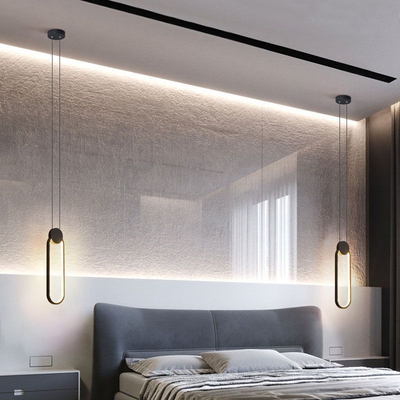 Oslo LED Black Nordic Style Pendant Light 3000K - image 8