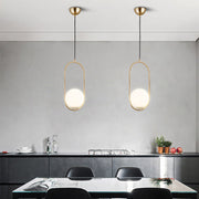 Aalto Brass Globe Pendant Light - image 8
