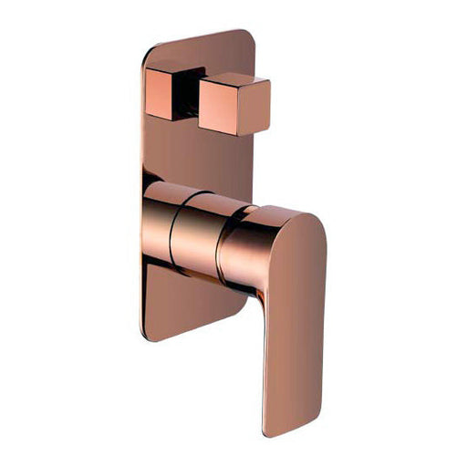 Sleek Wall Mixer With Diverter (Rose Gold) - SI