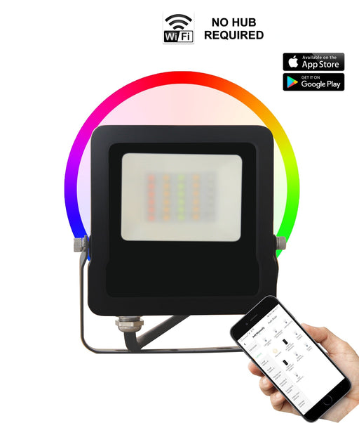 CLA Lighting SMTFLOOD smart RGB flood light app control image