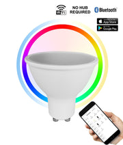 CLA Lighting SMTGU10 LED Smart Dimmable RGB+Tri-CCT GU10 Globe (5W) SMTGU101