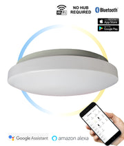 CLA Lighting SMTOYS LED Smart White Round Dimmable Tri-CCT Oyster Light SMTOYS1