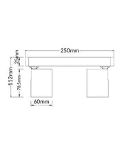 CLA Lighting SPOT-BAR2 dimensions diagram