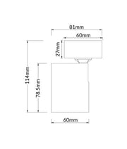 CLA Lighting SPOT-R1 dimensions diagram