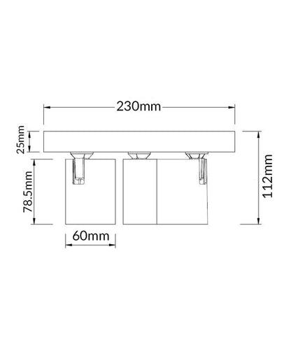 CLA Lighting SPOT-R3 dimensions diagram