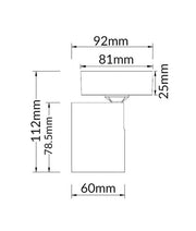 CLA Lighting SPOT-S1 dimensions diagram