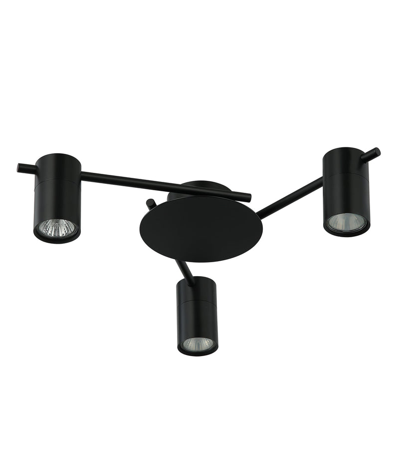 CLA Lighting TACHE10 TACHE Matte Black 3 Lights adjustable ceiling spot light