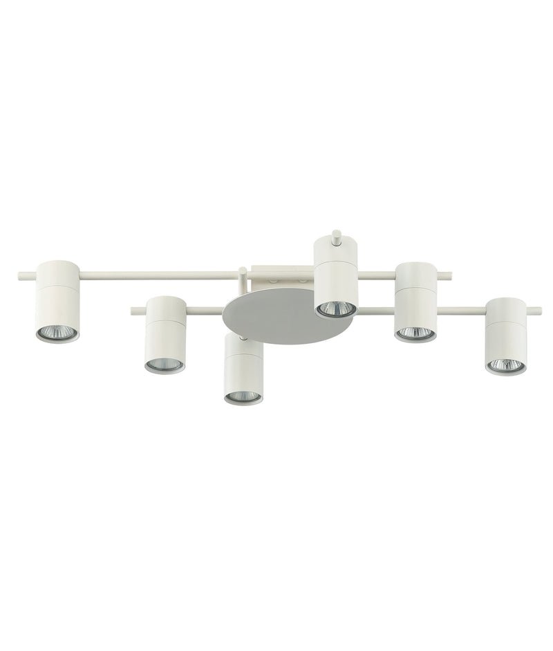 CLA Lighting TACHE15 TACHE White 6 Lights adjustable ceiling spot light