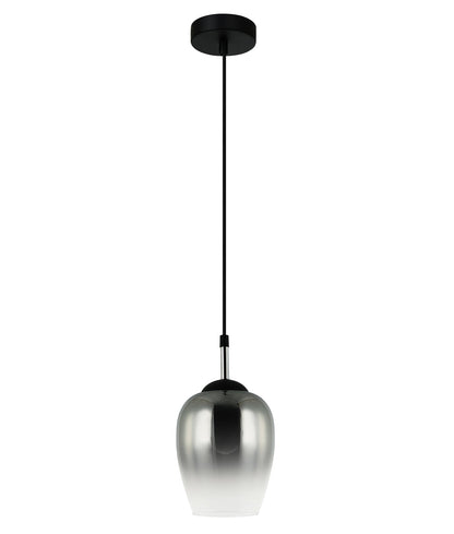VINUM: Interior Wine Glass Shape Colour Fading Effect Glass Pendant Lights - Chrome with Fading Effect - CLA Lighting