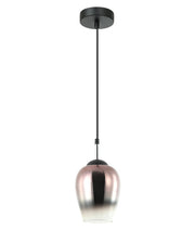 VINUM: Interior Wine Glass Shape Colour Fading Effect Glass Pendant Lights - Copper Coloured with Fading Effect - CLA Lighting