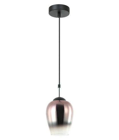 VINUM: Interior Wine Glass Shape Colour Fading Effect Glass Pendant Lights - Copper Coloured with Fading Effect - CLA Lighting