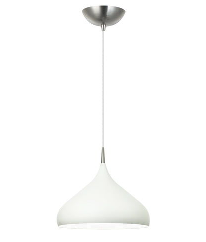 ZARA: Modern Dome Shape Pendant Lights - Matte White - CLA Lighting
