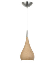 ZARA: Modern Bell Shape Pendant Lights - Oak Wood - CLA Lighting
