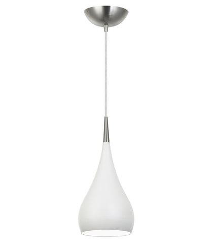 ZARA: Modern Bell Shape Pendant Lights - Matte White - CLA Lighting